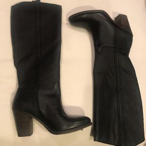 Lucky Brand Black Leather Boots
